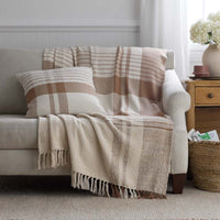Textured Boucle Throw - Clay,Clay