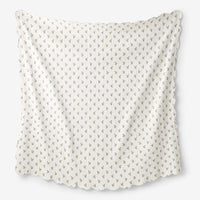 Flower Delight Reversible Quilted Sham - Ivory, Standard,Ivory