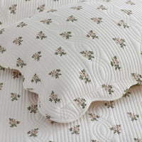 Flower Delight Reversible Quilt - Ivory, Twin/Twin XL,Ivory