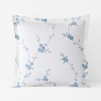Brinda Floral Sham - White, Euro,White