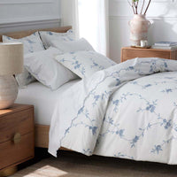 Brinda Floral Sham - White, Standard,White