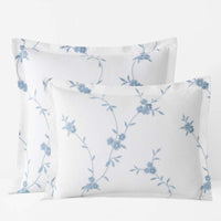 Brinda Floral Sham - White, Standard,White