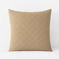 Waffle Quilted Sham - Wheat, Euro,Wheat