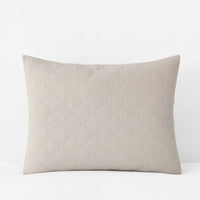 Waffle Quilted Sham - Buff, Standard,Buff