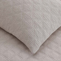 Waffle Quilt - Buff, Twin/Twin XL,Buff