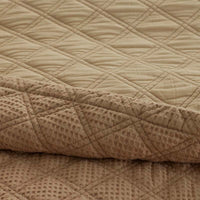 Waffle Quilt - Wheat, Twin/Twin XL,Wheat