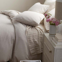 Mini Waffle Duvet Cover - Buff, Twin/Twin XL,Buff