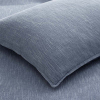 Mini Waffle Duvet Cover - Denim Blue, Twin/Twin XL,Denim Blue