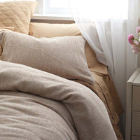 Mini Waffle Duvet Cover - Wheat, Twin/Twin XL,Wheat