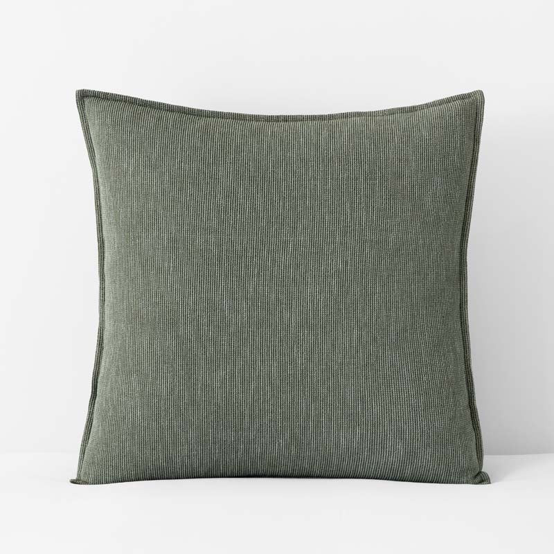 Mini Waffle Sham - Olive, Euro,Olive