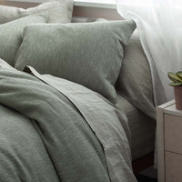 Mini Waffle Sham - Olive, Standard,Olive