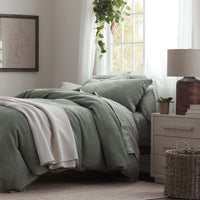 Mini Waffle Sham - Olive, Standard,Olive