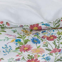 Springtime Bouquets Sham - White, Standard,White
