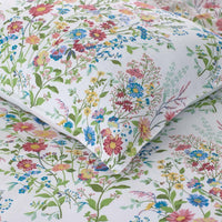 Springtime Bouquets Sham - White, Standard,White