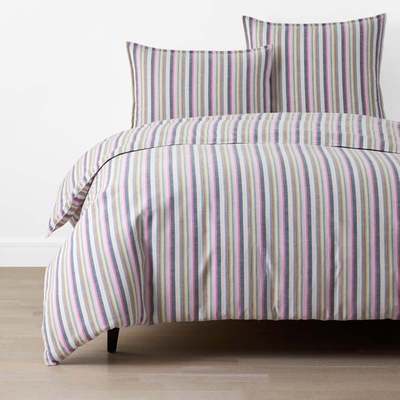 Yamika Stripe Duvet Cover - Multi, King/Cal. King,Multi