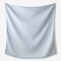 Tira Geo Reversible Quilted Sham - Blue, Standard,Blue
