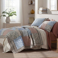 Anvitha Patchwork Quilted Sham - Multi, Standard,Multi