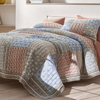 Anvitha Patchwork Quilted Sham - Multi, Standard,Multi