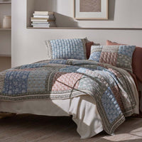 Anvitha Patchwork Quilted Sham - Multi, Standard,Multi