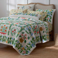Amelia Embroidered Decorative Square Pillow Cover - Ivory,Ivory