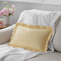 Classic Plaids Yarn-Dyed Cotton Decorative Lumbar Pillow Cover - Soho Plaid,Soho Plaid