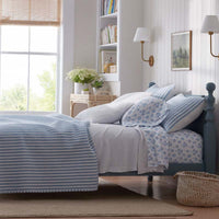 Yarn-Dyed Bengal Stripe Quilt - Blue, Twin/Twin XL,Blue