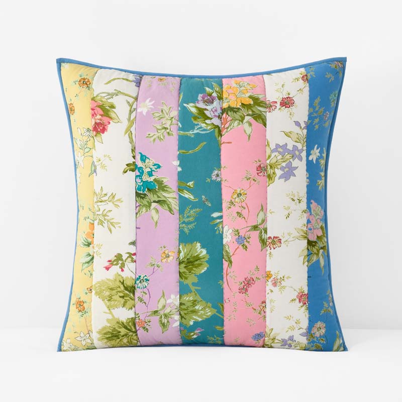 Darla Patchwork Quilted Sham - Multi, Euro,Multi