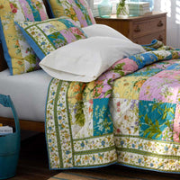 Darla Patchwork Quilted Sham - Multi, Standard,Multi