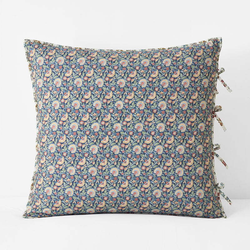 Reversible Quilted Sham - Enchanted Floral, Euro,Enchanted Floral
