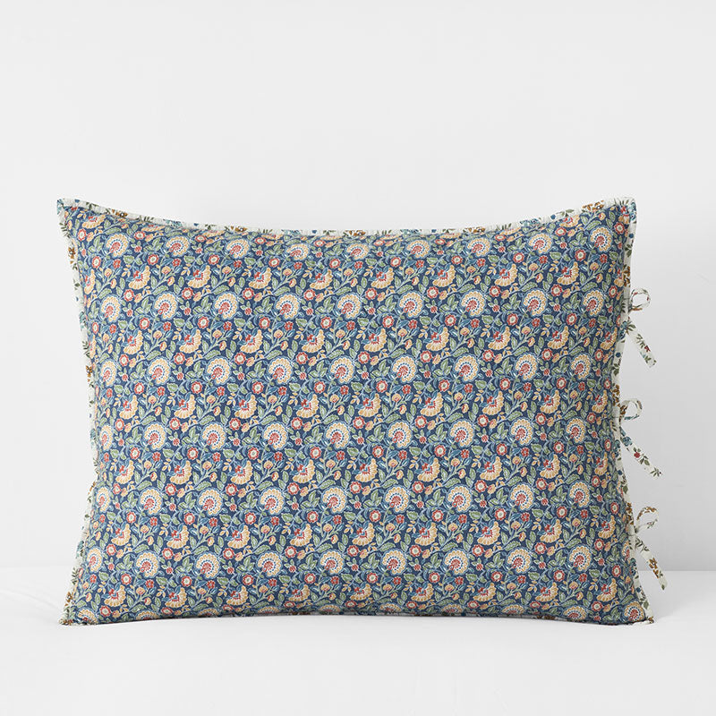 Reversible Quilted Sham - Enchanted Floral, Standard,Enchanted Floral