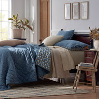 Reversible Quilted Sham - Garden Tulip, Standard,Garden Tulip