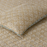 Reversible Quilted Sham - Blossom Grove, Standard,Blossom Grove