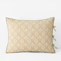Reversible Quilted Sham - Blossom Grove, Standard,Blossom Grove