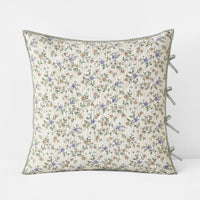 Garden Mist Reversible Quilted Sham - Beige Multi, Euro,Beige Multi