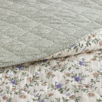 Garden Mist Reversible Quilted Sham - Beige Multi, Standard,Beige Multi