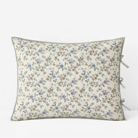 Garden Mist Reversible Quilted Sham - Beige Multi, Standard,Beige Multi
