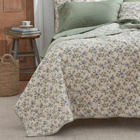Garden Mist Reversible Quilt - Beige Multi, Full/Queen,Beige Multi
