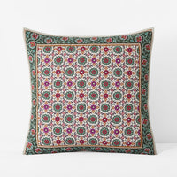 Nora Mosaic Patchwork Quilted Sham - Multi, Euro,Multi