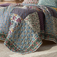 Nora Mosaic Patchwork Quilted Sham - Multi, Standard,Multi