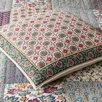 Nora Mosaic Patchwork Quilted Sham - Multi, Euro,Multi