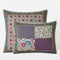 Nora Mosaic Patchwork Quilted Sham - Multi, Standard,Multi
