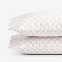 Butti Bouquet Classic Smooth Sateen Pillowcase Set - Dusty Rose, Standard,Dusty Rose