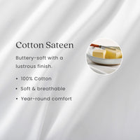 Butti Bouquet Classic Smooth Sateen Bed Sheet Set - Green Sage, Twin,Green Sage