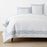 Riverstone Classic Smooth Sateen Duvet Cover - Dusty Blue, Twin/Twin XL,Dusty Blue