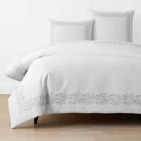 Riverstone Classic Smooth Sateen Duvet Cover - Gray, Twin/Twin XL,Gray