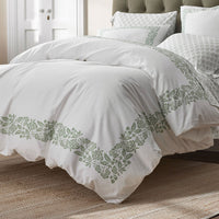 Riverstone Classic Smooth Sateen Duvet Cover - Green Sage, Twin/Twin XL,Green Sage
