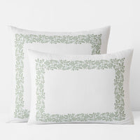 Riverstone Classic Smooth Sateen Sham - Green Sage, Standard,Green Sage