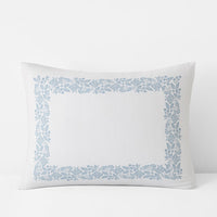 Riverstone Classic Smooth Sateen Sham - Dusty Blue, Standard,Dusty Blue
