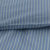 Garden Mist Classic Cool Cotton Percale Pillowcase Set - Stripe Smoke Blue, Standard,Stripe Smoke Blue