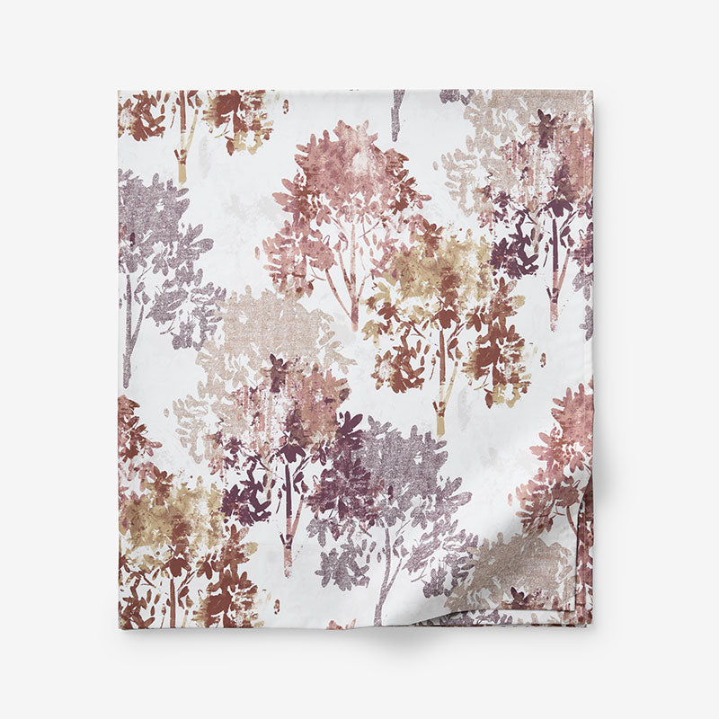 Woodland Wonders Premium Smooth Wrinkle-Free Sateen Flat Bed Sheet - Brick, Queen,Brick